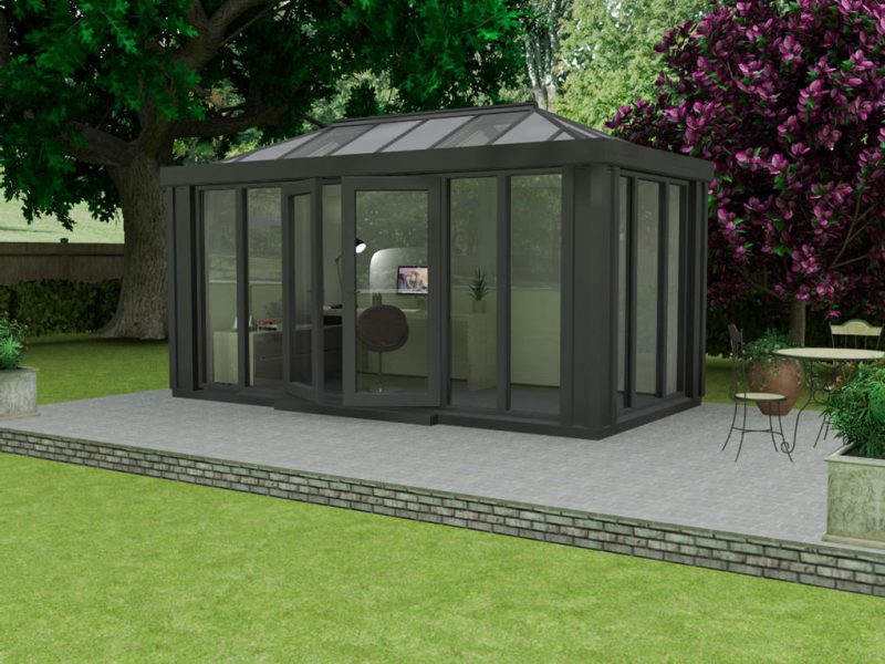 Ultraframe Pavilion with rooflight